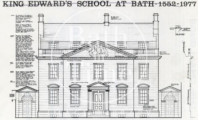 Booklet regarding the King Edward's School at Bath 1552-1977 Restoration Fund 1977