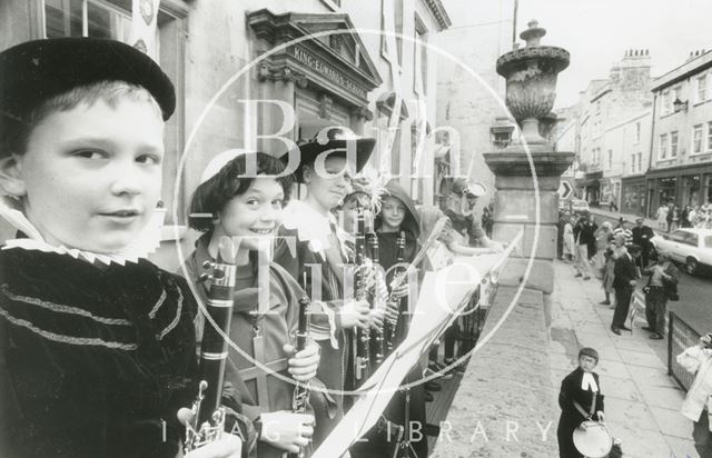 King Edward's School procession to celebrate the move from Broad Street, Bath 1990