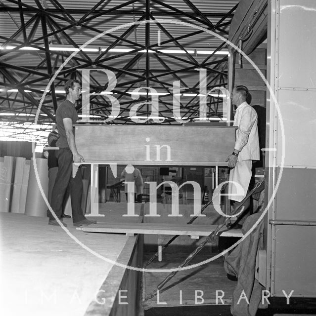 Interior of the new Bath Cabinet Maker's works, Lower Bristol Road, Bath 1967