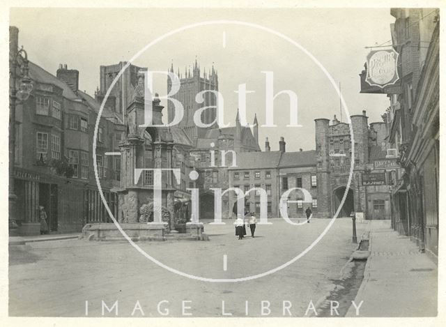 Market Place, Wells, Somerset c.1900