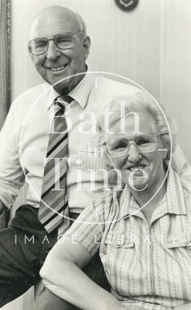 Ex-fireman Jack Davies of Fairfield Park, Bath 1986