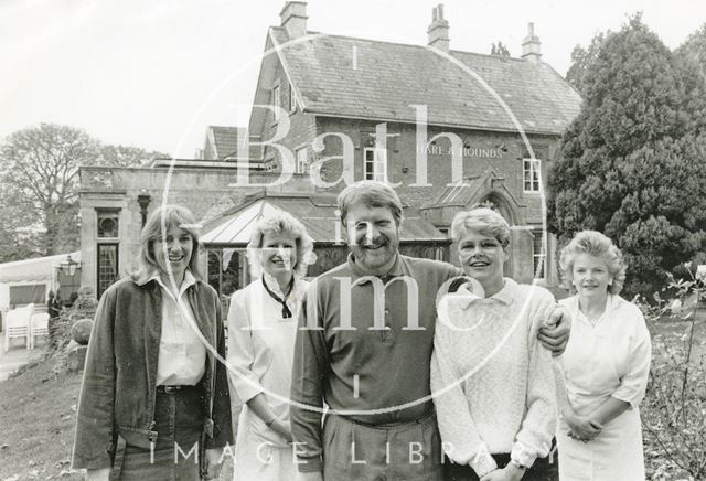 Leslie and Mandy Bradley at the Hare and Hounds, Lansdown, Bath 1990