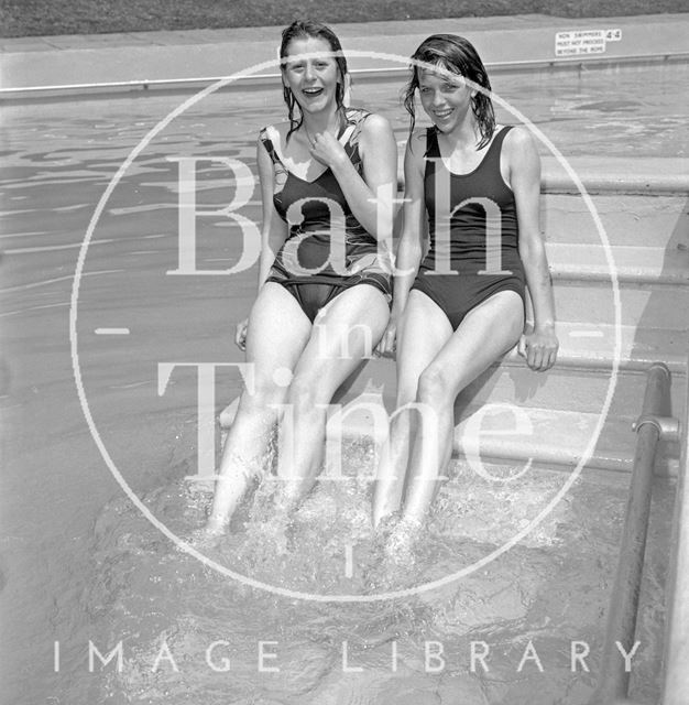 Visitors to the Cleveland Baths, Bath 1973