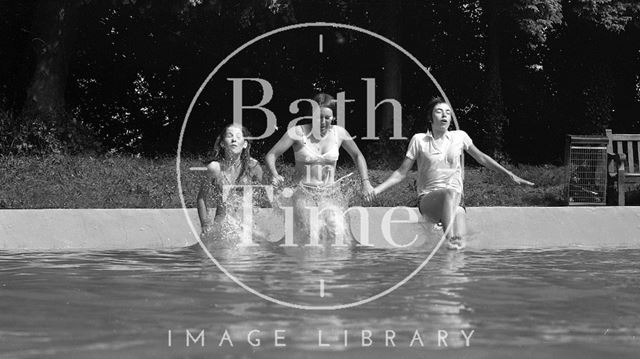 Cleveland Baths at the beginning of the season, Bath 1977