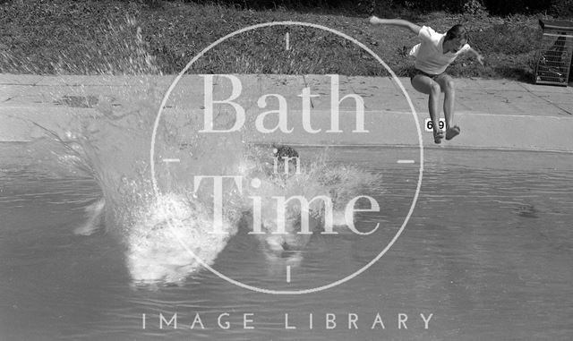 Cleveland Baths at the beginning of the season, Bath 1977