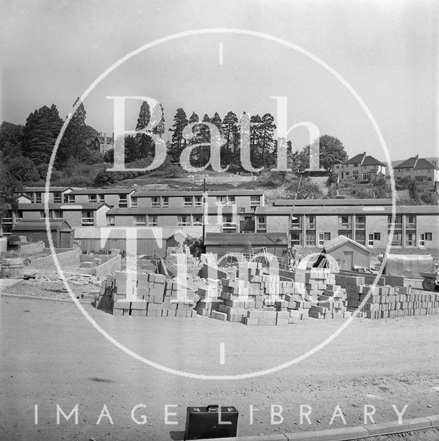 The construction of the Whitewells Estate, Larkhall, Bath 1971