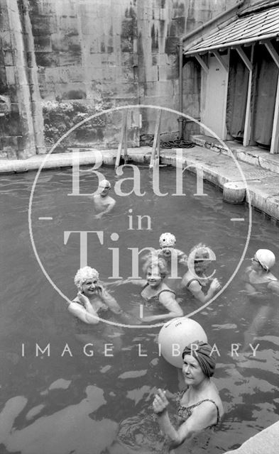 The Bath Swimmers in the Cross Baths, Bath 1978