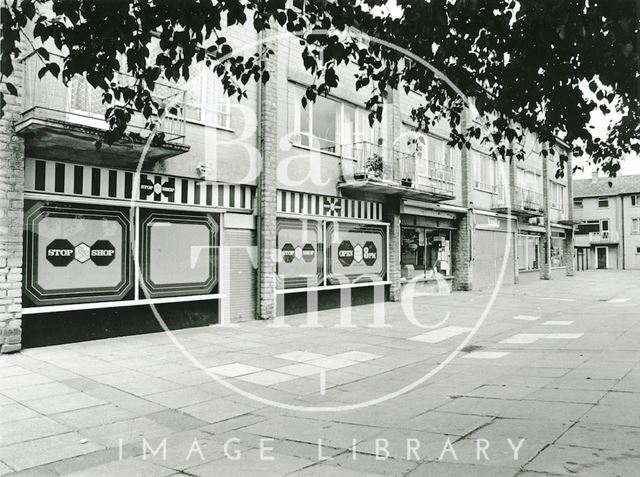 Bradford Road shops, Combe Down, Bath 1991