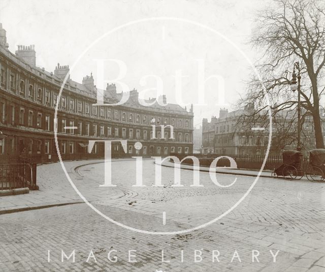 The Circus, shown from the beginning of Bennett Street, Bath c.1910