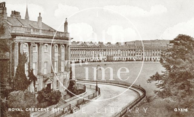 Royal Crescent, Bath c.1920