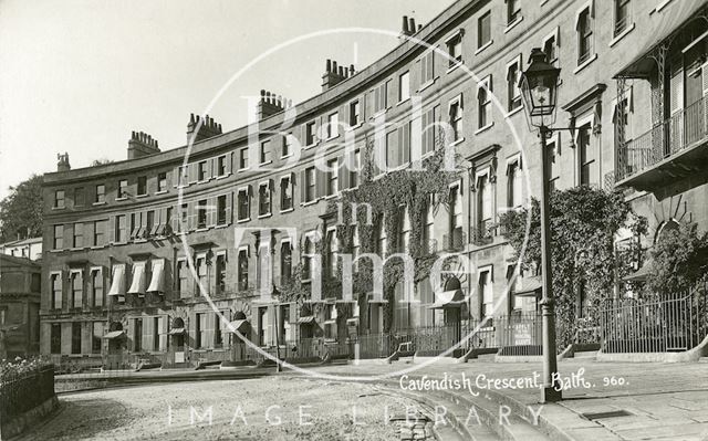 Cavendish Crescent, Bath c.1912