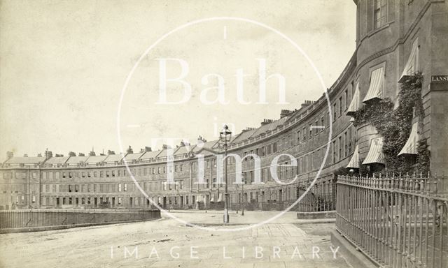 Lansdown Crescent, Bath c.1876