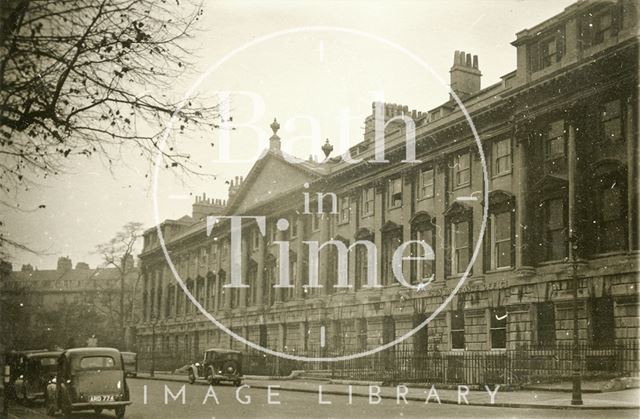 Queen Square, Bath 1945