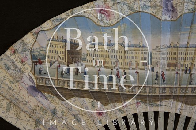 Fan view of North Parade, Bath 1749 - detail