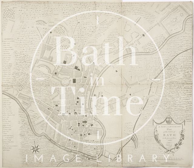 A New and Accurate Plan of the City of Bath to the present year 1803