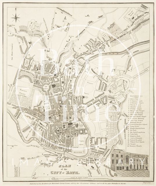 Plan of the City of Bath 1830