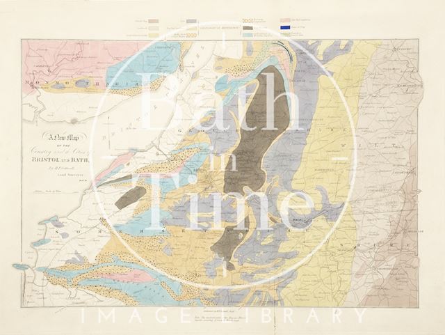 A new geological map of the country round the cities of Bristol and Bath 1835