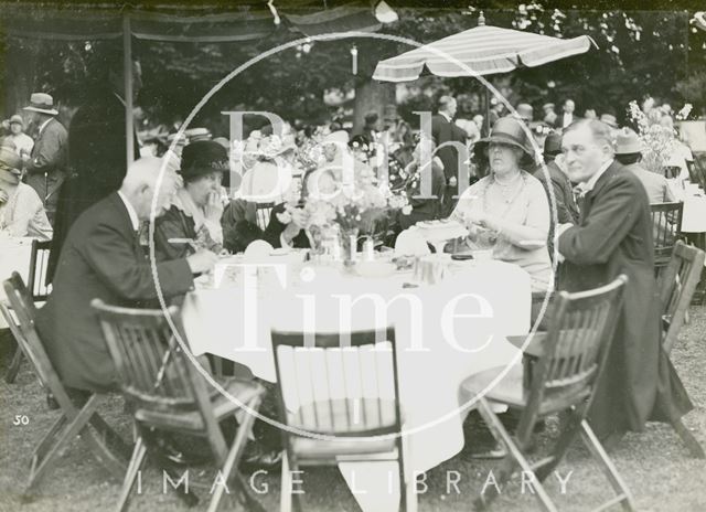 The Marquess of Bath at the mayoral garden party, Royal Victoria Park, Bath 1929