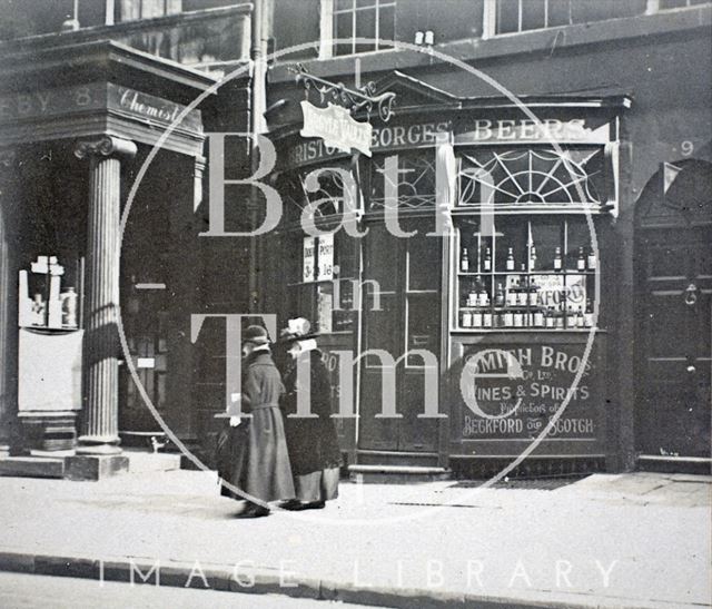 The Argyle Wine Vaults, 9, Argyle Street, Bath c.1900