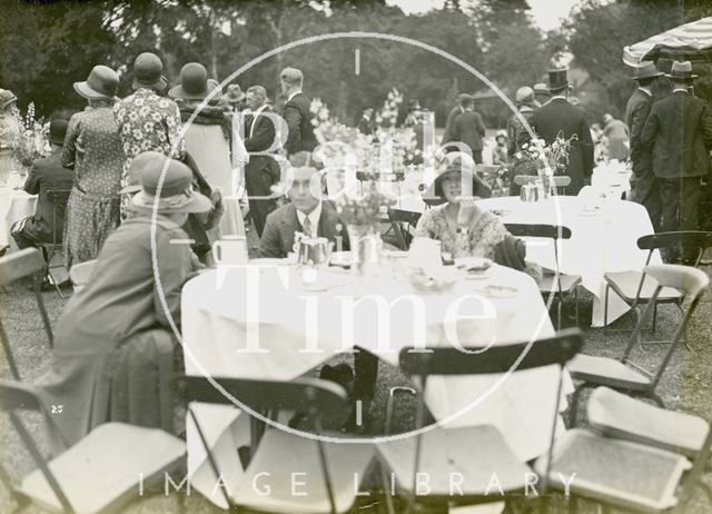 The mayoral garden party, Royal Victoria Park, Bath 1929