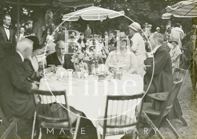 The mayoral garden party, Royal Victoria Park, Bath 1929