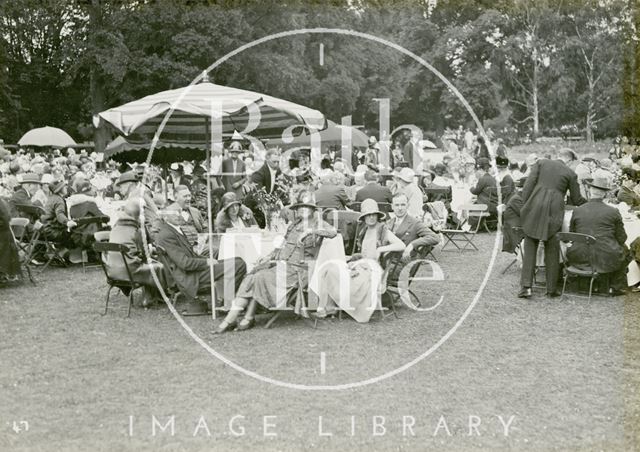 The mayoral garden party, Royal Victoria Park, Bath 1929