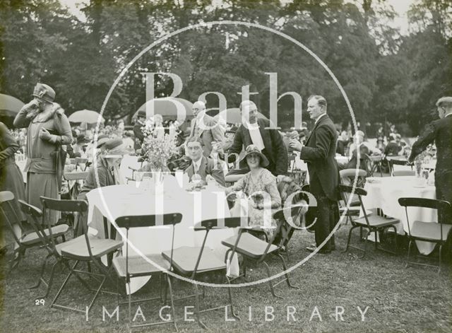 The mayoral garden party, Royal Victoria Park, Bath 1929