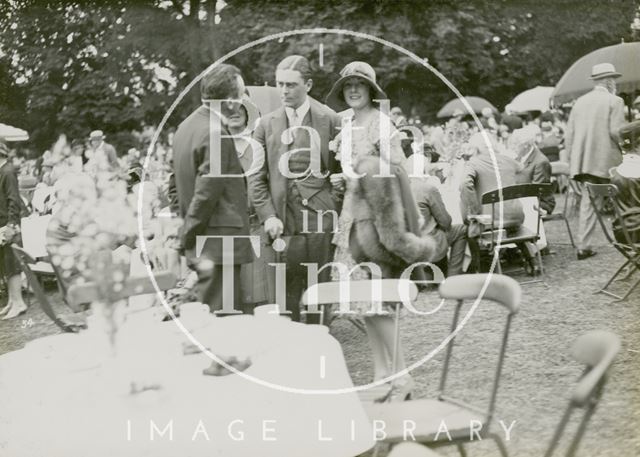 Attendees at the mayoral garden party, Royal Victoria Park, Bath 1929