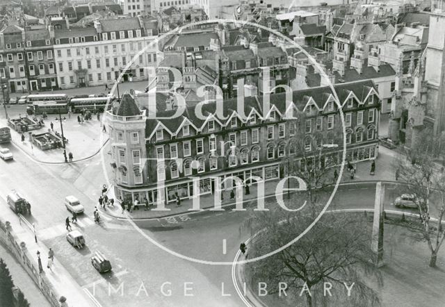 Orange Grove, Terrace Walk and North Parade, Bath 1967