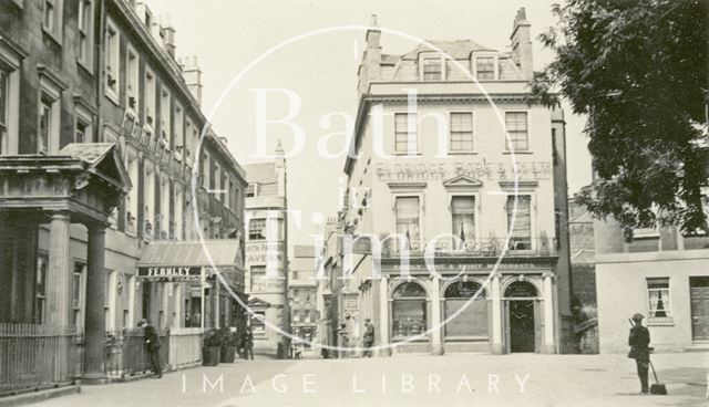 North Parade and Eldridge Pope & Co. Ltd., wine and spirit merchants, 1, Terrace Walk, Bath c.1915