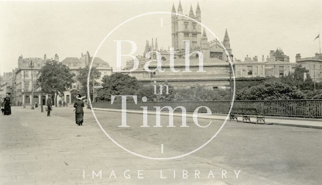 View from North Parade, Bath c.1915