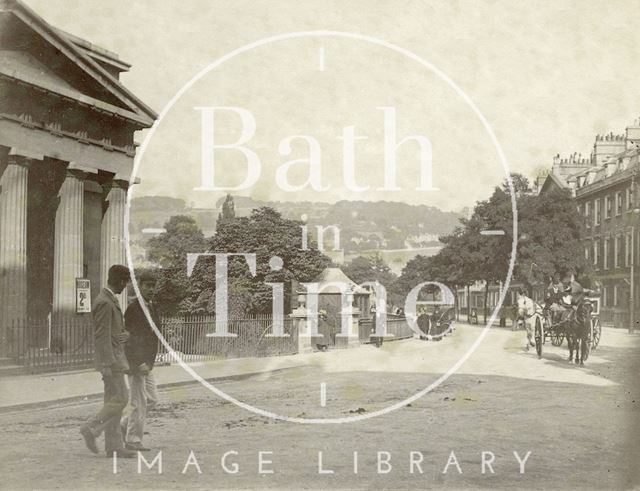 North Parade and the Royal Literary and Scientific Institution at Terrace Walk, Bath c.1890