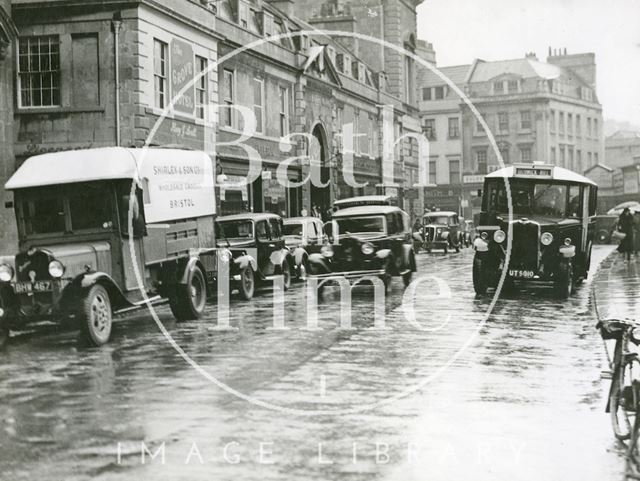 Rear entrance to Bath Markets, Grand Parade, Bath c.1930