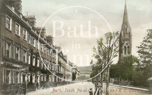 South Parade and St. John's Church, Bath 1907