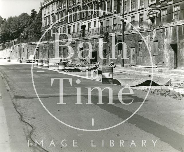 Reconstruction of London Road, Bath c.1950?