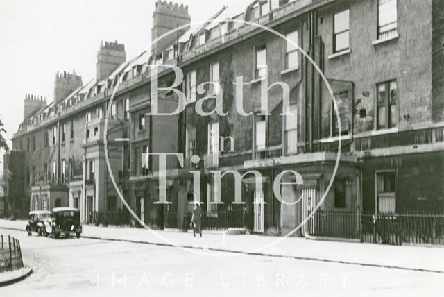 Queen's Parade, Bath in snow c.1930