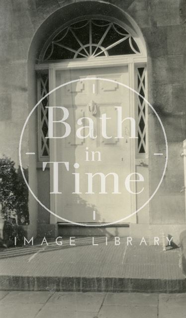 Doorway, 15, Great Stanhope Street, Bath c.1915