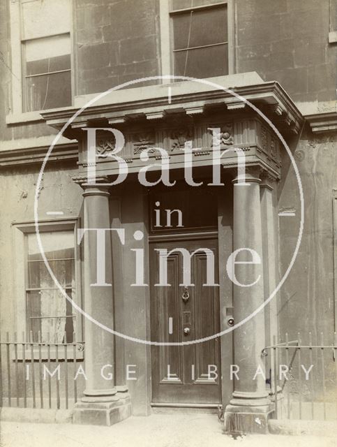 Doorway, 36, Brock Street, Bath c.1900