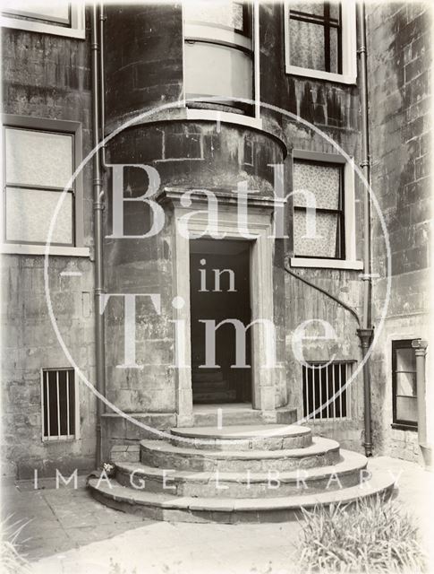 Rear doorway, Wessex House, 3, Duke Street, Bath c.1903