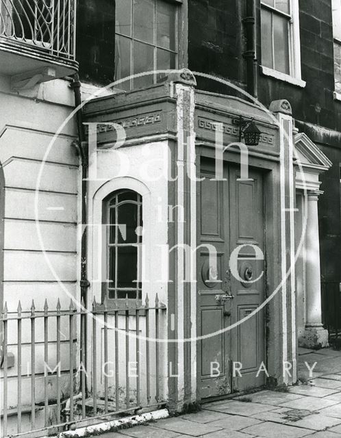 Porch, 24, Great Stanhope Street, Bath 1974