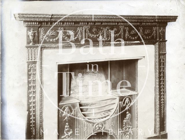 Fireplace, 16, Argyle Street, Bath c.1903