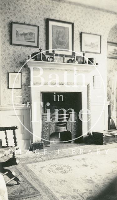 Fireplace, 1, Queen Street, Bath c.1920