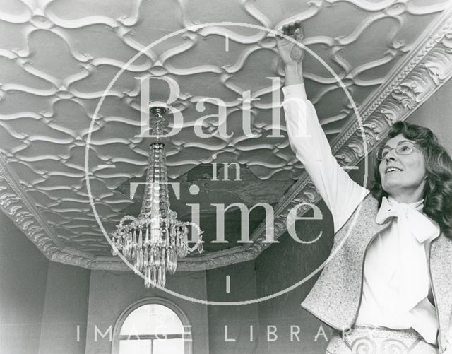 Ceiling, Cambridge Place, Widcombe Hill, Bath 1983