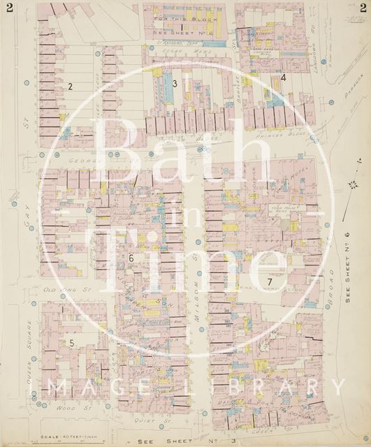 Page 2 Goad Insurance Map of Bath 1902