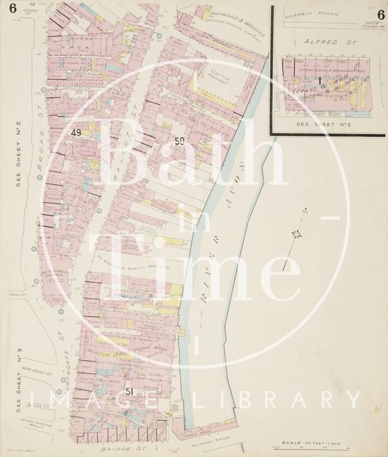 Page 6 Goad Insurance Map of Bath 1902