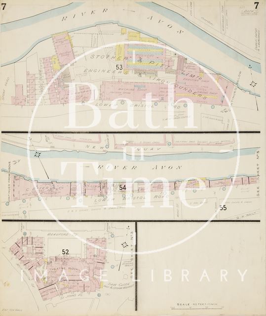 Page 7 Goad Insurance Map of Bath 1902