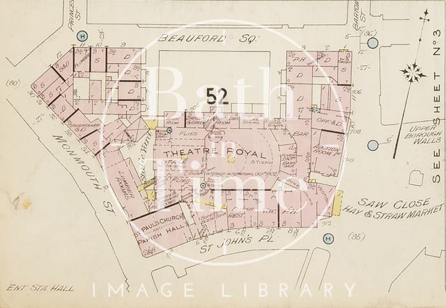 Page 7c Goad Insurance Map of Bath 1902