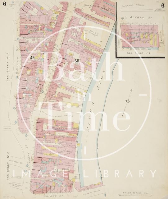 Page 6 Goad Insurance Map of Bath 1924