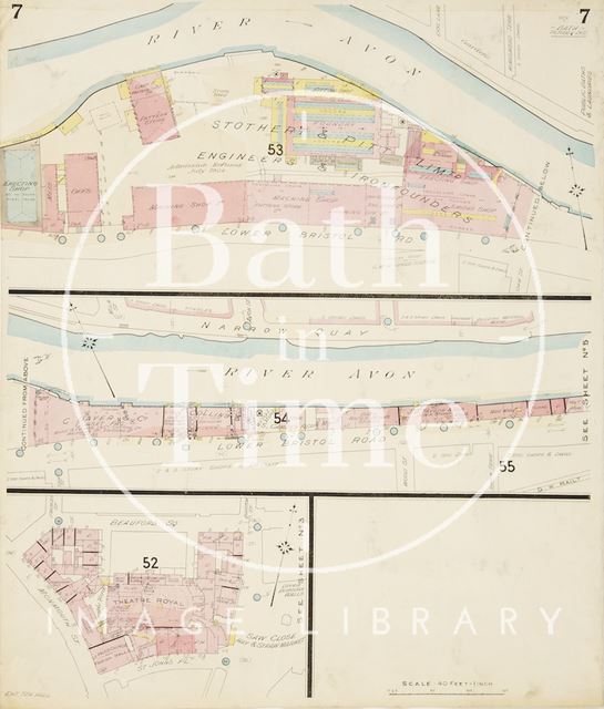 Page 7 Goad Insurance Map of Bath 1924