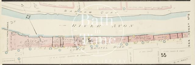 Page 7b Goad Insurance Map of Bath 1924